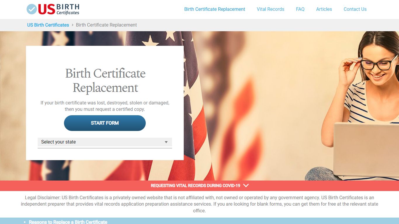 Birth Certificate Replacement Online - US Birth Certificates
